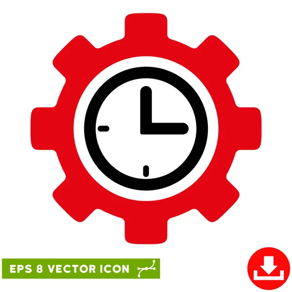 Zeit Setup Getriebevektor eps Symbol — Stockvektor