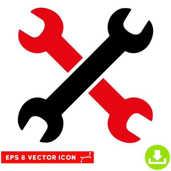 Wrenches Vector Eps Icon — Stock Vector