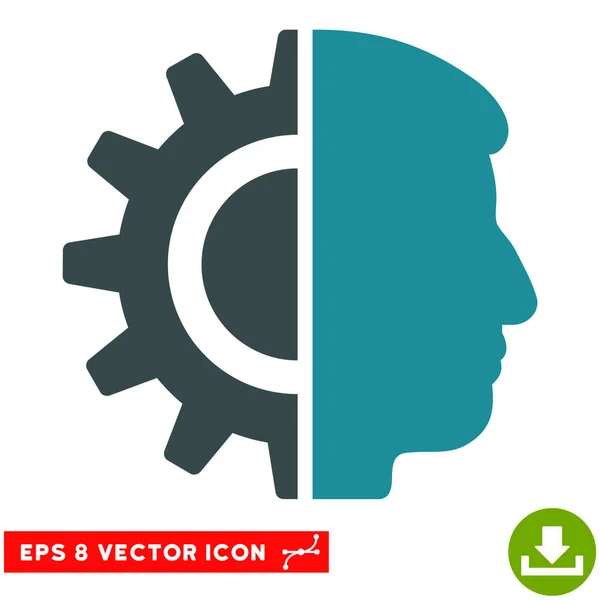 Androide Robotik Vektor eps Symbol — Stockvektor