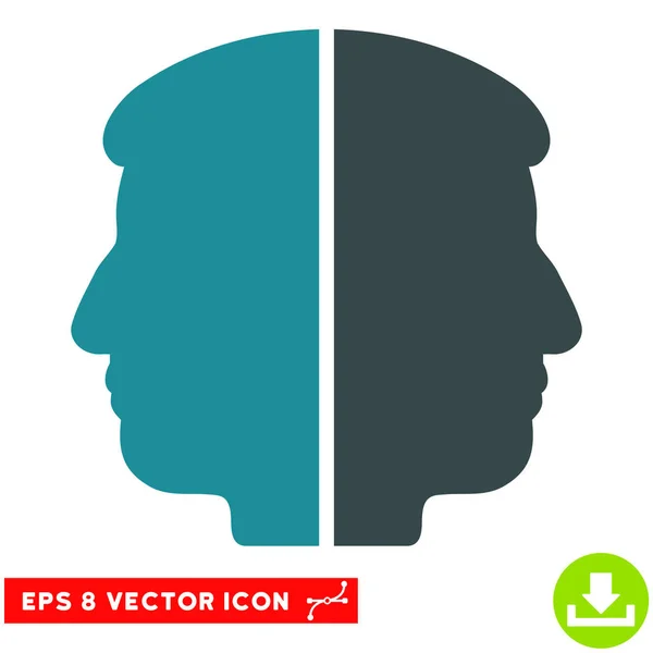 Icono de doble cara Vector Eps — Vector de stock