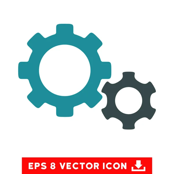 Engranajes Vector Eps icono — Vector de stock