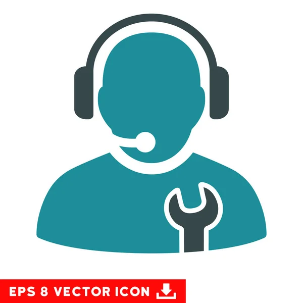 Service Operator Vector Eps Icon — Stock Vector