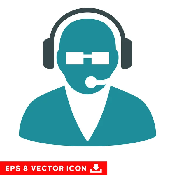 Suporte Operador Vector Eps Icon — Vetor de Stock