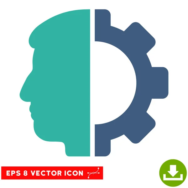 Androidkopfvektor eps-Symbol — Stockvektor