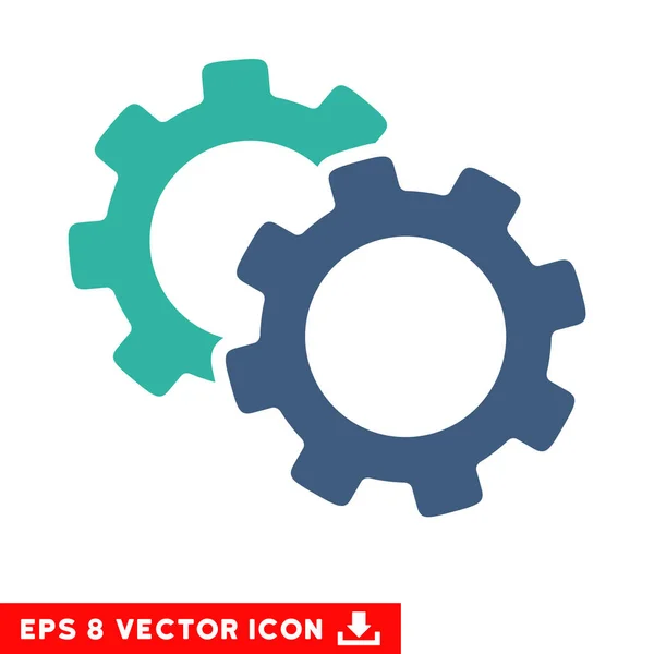 Engranajes Vector Eps icono — Vector de stock