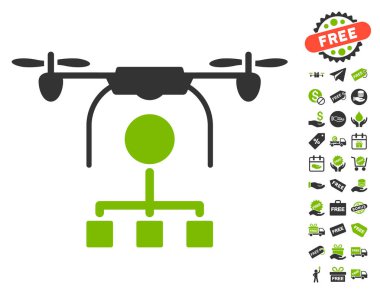 Drone dağıtım simgesi ücretsiz bonus