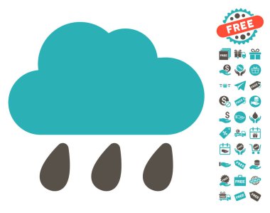 Yağmur bulutu simgesi ücretsiz bonus