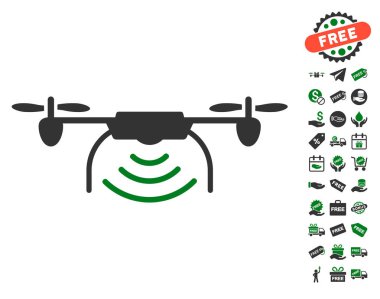 Radyo verici Airdrone simgesi ücretsiz bonus