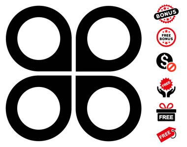 Hava dron simgesi ücretsiz bonus