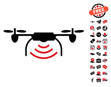 Radyo verici Airdrone simgesi ücretsiz bonus