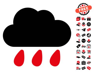 Yağmur bulutu simgesi ücretsiz bonus