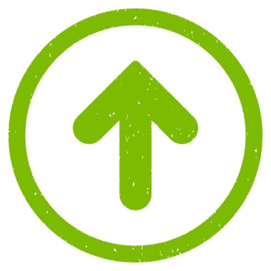 Simge lastik damgası yukarı ok