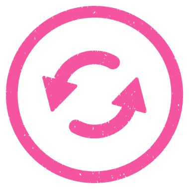 Saatin tersi yönde simgesini lastik damgası Yenile