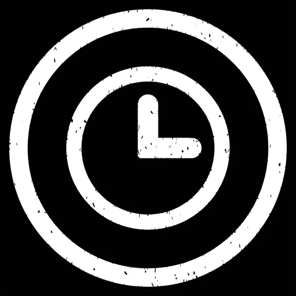 Orologio Icona Timbro di gomma — Vettoriale Stock