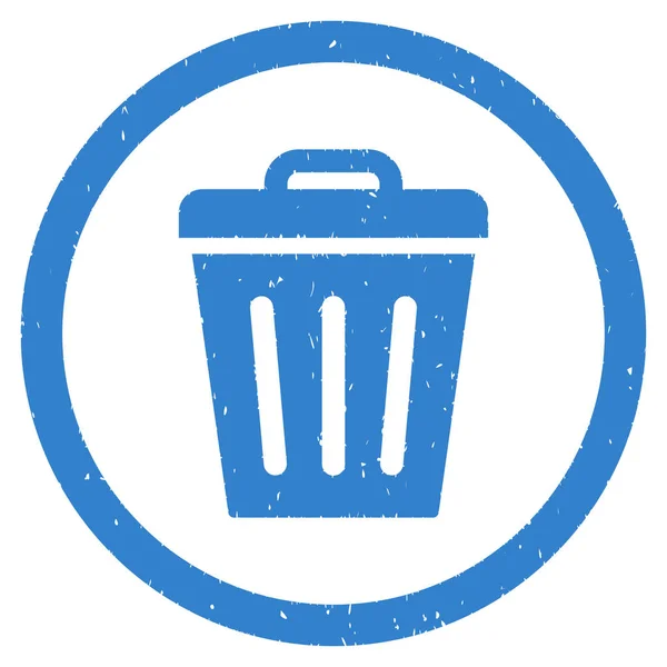 ゴミ箱アイコン スタンプ — ストックベクタ