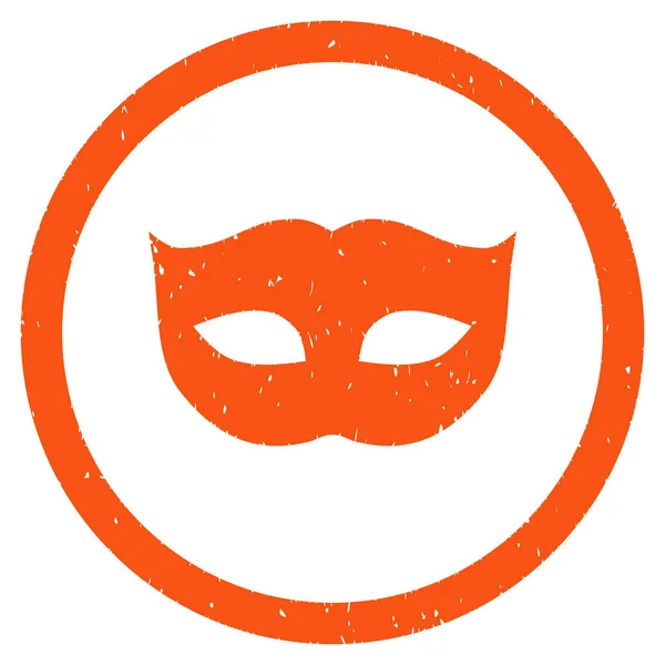 Privacy masker pictogram Rubberstempel — Stockvector