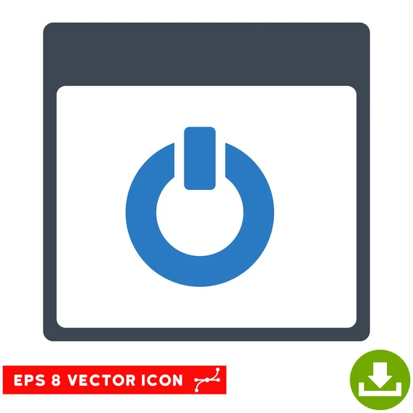 Activar la página del calendario Vector Eps icono — Vector de stock