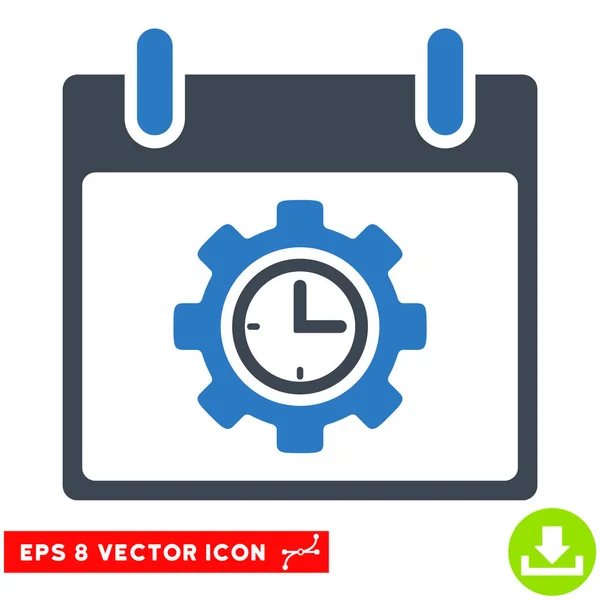 Zeit Gang Kalender Tag Vektor eps Symbol — Stockvektor