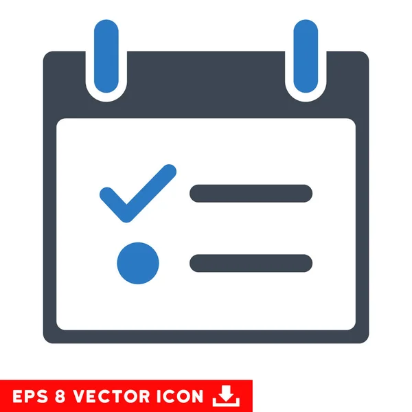 Todo-Liste Kalender-Tag-Vektor eps-Symbol — Stockvektor