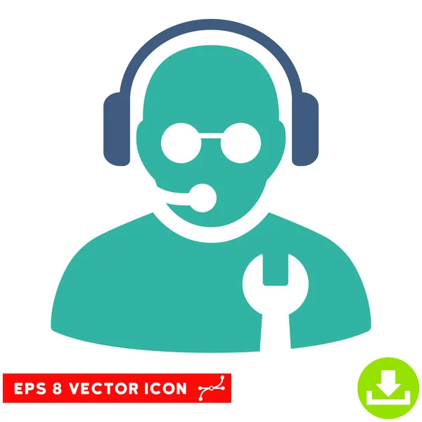 Operador de servicio Vector Eps Icon — Vector de stock