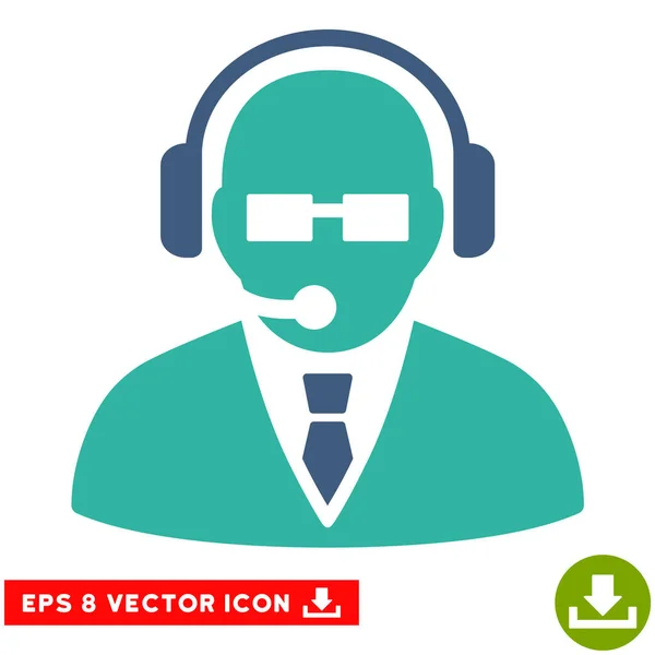 Administrador de Soporte Vector Eps Icono — Vector de stock