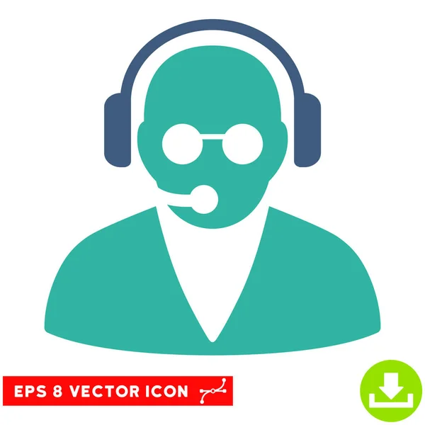 Soporte Operador Vector Eps icono — Vector de stock