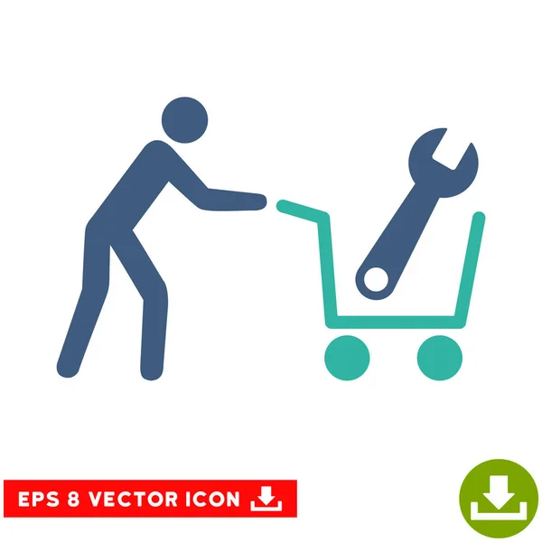 Herramientas Compras Vector Eps Icono — Vector de stock