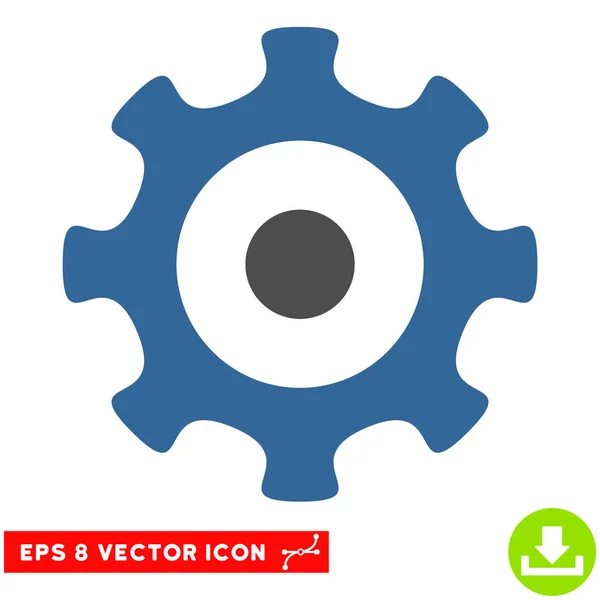 Engrenagem Vector Eps Ícone — Vetor de Stock