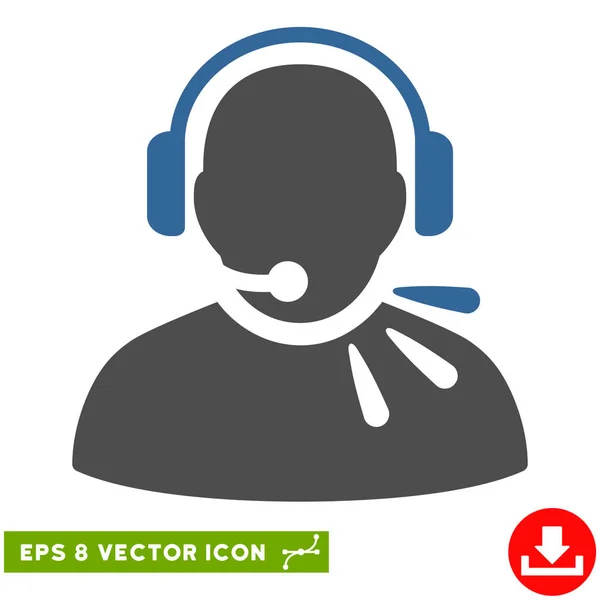 Opérateur Vecteur de parole Eps Icône — Image vectorielle