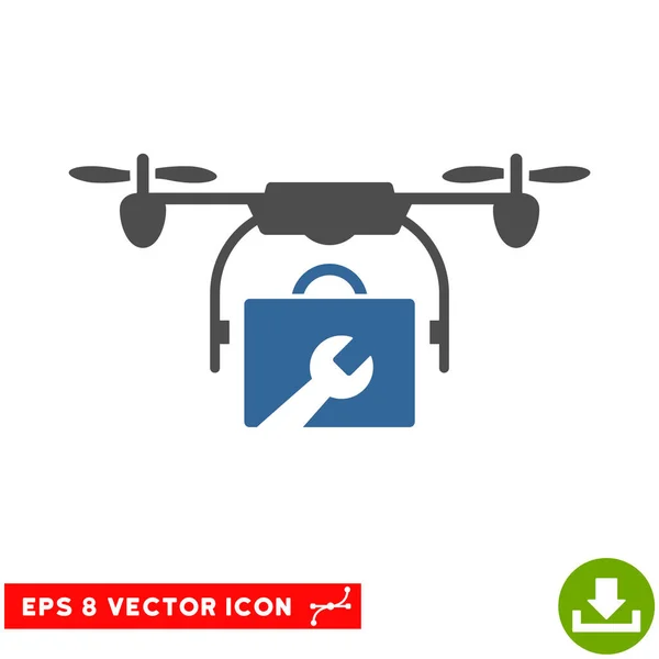 Servicio Drone Vector Eps icono — Vector de stock