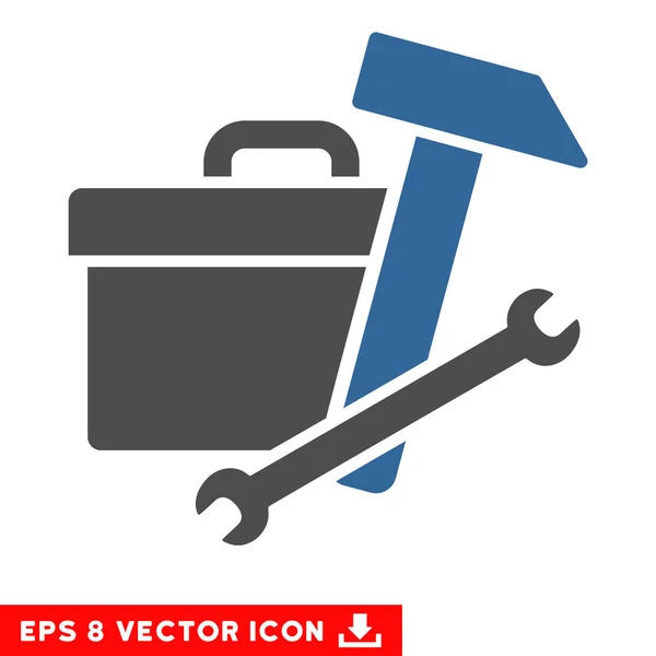 Vector Eps werksetpictogram — Stockvector