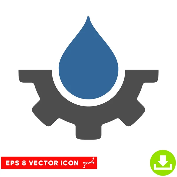 Vector de servicio de agua Eps Icono — Vector de stock