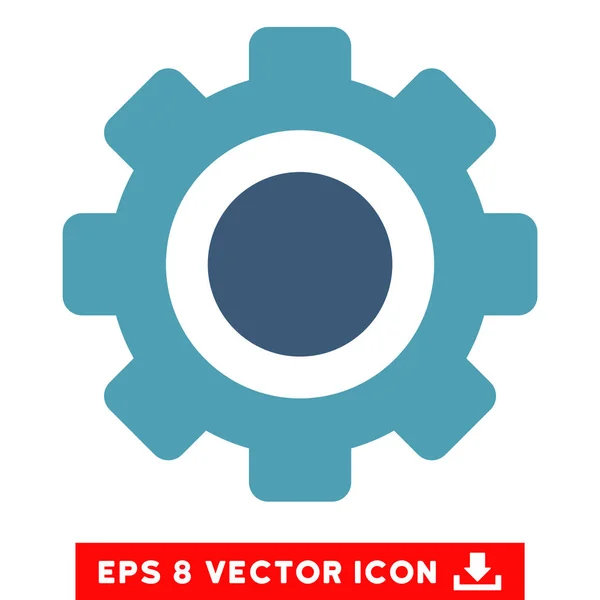 Engrenagem Vector Eps Ícone — Vetor de Stock