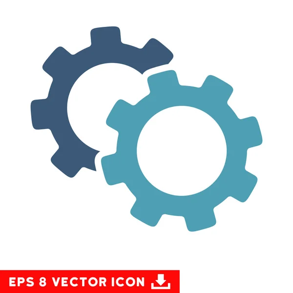 Getriebe Vektor eps-Symbol — Stockvektor