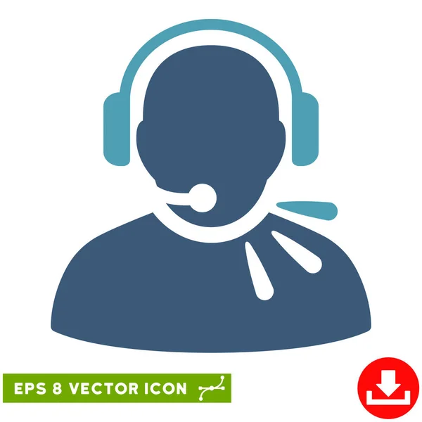 Opérateur Vecteur de parole Eps Icône — Image vectorielle