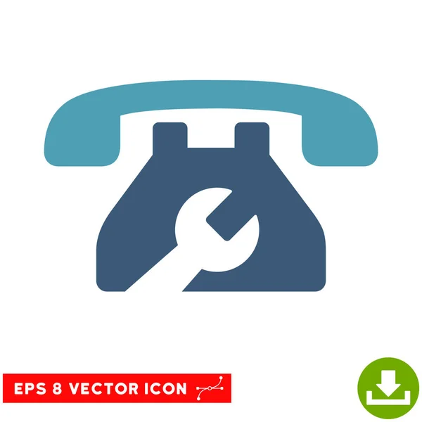Serviço de reparação Telefone Vector Eps Icon — Vetor de Stock