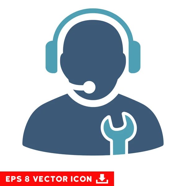 Operador de servicio Vector Eps Icon — Vector de stock