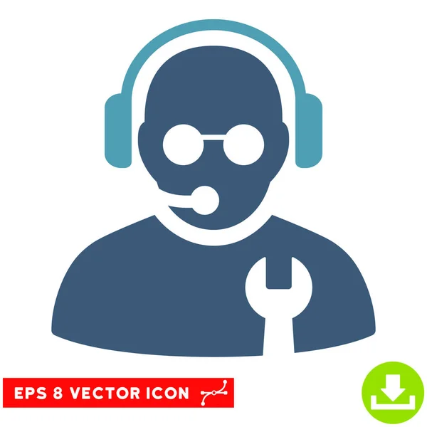 Operador de servicio Vector Eps Icon — Vector de stock