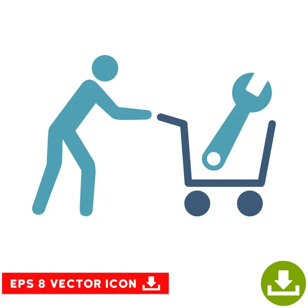 Herramientas Compras Vector Eps Icono — Vector de stock