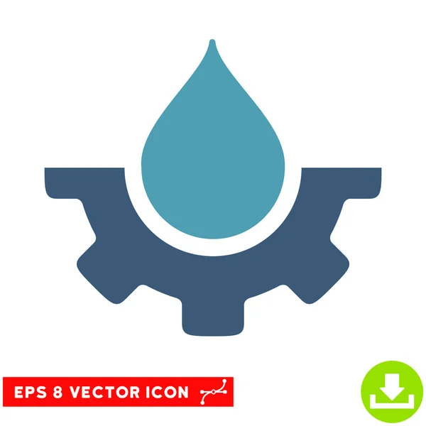 Water Service Vector Eps Icon — Stock Vector