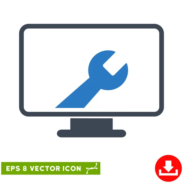 Desktop Options Vector Eps Icon — Stock Vector