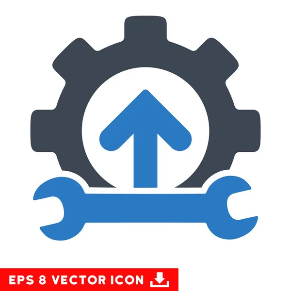 Getriebe Integration Tools Vektor eps Symbol — Stockvektor