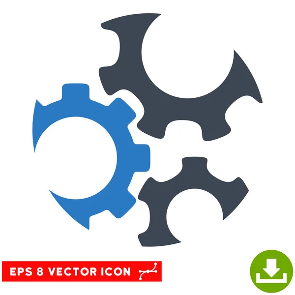 Mechanik Getriebe Vektor eps Symbol — Stockvektor