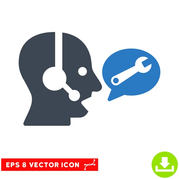 Operator Service Message Vector Eps Icon — Stock Vector