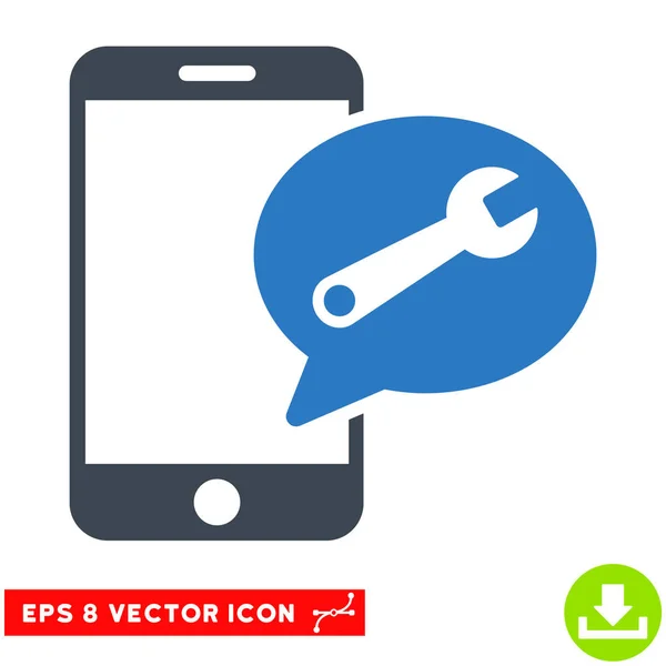 Phone Service SMS Vector Eps Icon — Stock Vector