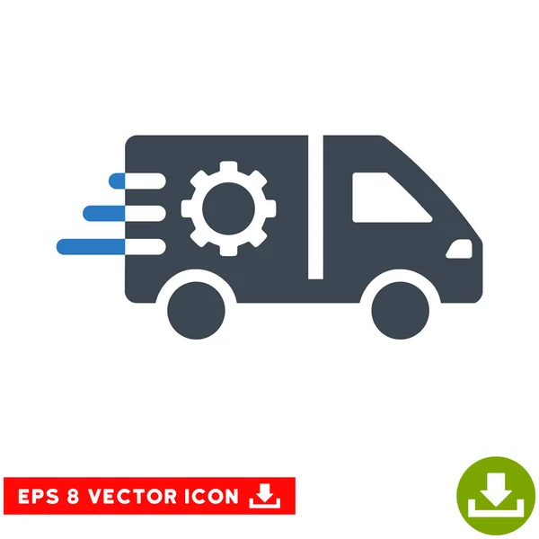 Service Car Vector Eps Icon — Stock Vector