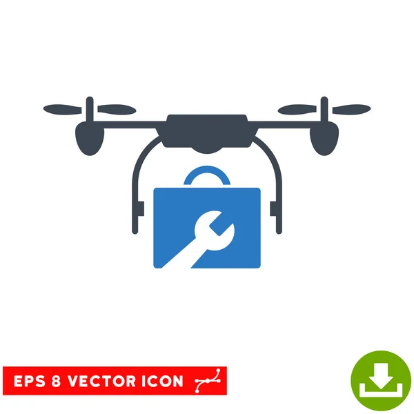 Service Drohne Vektor eps Symbol — Stockvektor