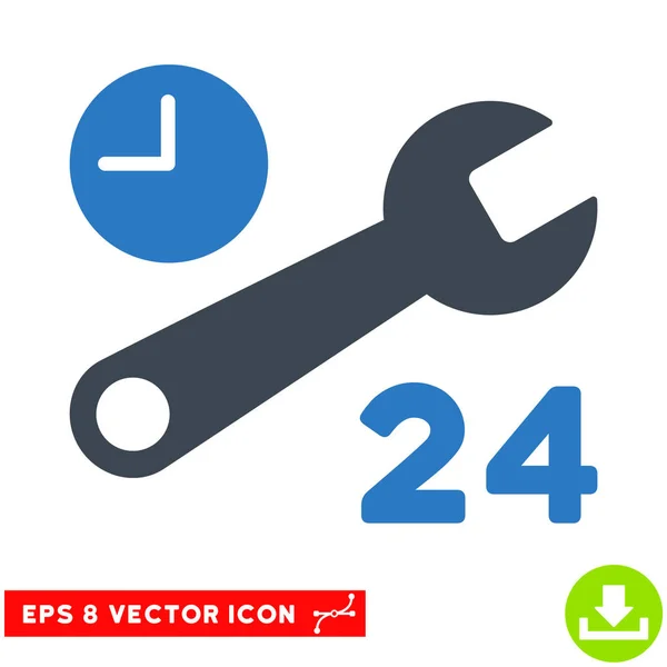 Service Stunden Vektor eps Symbol — Stockvektor