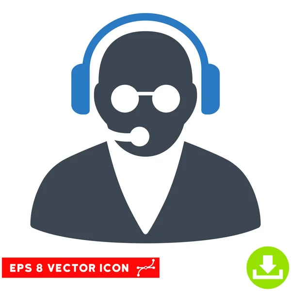 Soporte Operador Vector Eps icono — Archivo Imágenes Vectoriales