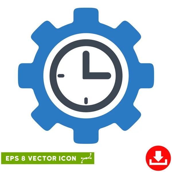 Tiempo de configuración del engranaje Vector Eps icono — Vector de stock